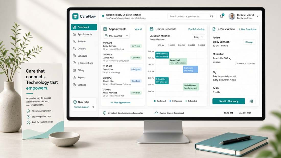 ClinicPro Medical Clinics Platform